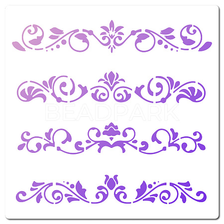 PET Plastic Drawing Painting Stencils Templates DIY-WH0244-200-1