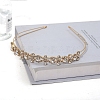 Wedding Bridal Glass Rhinestone Hair Bands for Women Girls PW-WG5C605-01-1