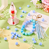 50Pcs Food Grade Eco-Friendly Silicone Beads SIL-TA0002-89H-5