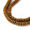 Electroplated Non-magnetic Hematite Beads Strands G-P571-B01-01D-3