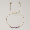 Natural Birthstone Braided Bead Bracelets for Women X-VA8051-2-1