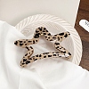 Leopard Print Plastic Claw Hair Clips PW-WG8102A-06-1