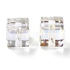 Electroplate Transparent Glass Beads EGLA-B003-01A-05-3