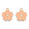 Alloy Enamel Pendants X-ENAM-S121-115K-3