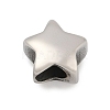 304 Stainless Steel European Beads X-STAS-G350-08P-1