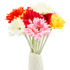 WADORN 15Pcs 5 Colors Cloth & Flocking Artificial Chrysanthemum Flower FIND-WR0001-79-1