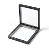Square Transparent PE Thin Film Suspension Jewelry Display Box CON-YW0001-37-3