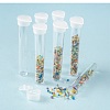 Clear Tube Plastic Bead Containers with Lid C067Y-7