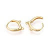Brass Hoop Earring Finding KK-N261-64G-2