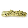 Butterfly Alloy Hair Barrettes OHAR-C010-03AG-1