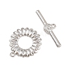 Brass Toggle Clasps KK-G548-34C-P-3