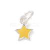 S925 Sterling Silver Pendant STER-H115-04B-S-1