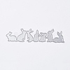 Bunny Carbon Steel Cutting Dies Stencils X-DIY-L024-06-1