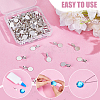 120Pcs Tibetan Style Alloy Glue On Flat Pad Pendant Bails FIND-HY0004-73-3