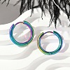 202 Stainless Steel Huggie Hoop Earrings EJEW-F111A-18mm-RC-1