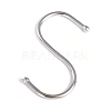 Stainless Steel S-Hook Clasps STAS-WH0014-50P-1