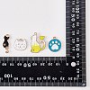 32Pcs 16 Style Alloy Enamel Pendants ENAM-SZ0003-11-8