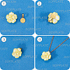 120Pcs 3 Colors Tibetan Style Alloy Glue On Flat Pad Pendant Bails FIND-SP0001-87-6