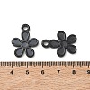304 Stainless Steel Pendant Cabochon Settings for Enamel STAS-H240-35EB-02-3