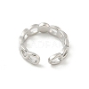 Brass Cup Peg Open Cuff Ring Settings KK-G518-02P-03-3