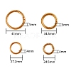 Alloy Spring Gate Rings AJEW-SZ0001-45-6