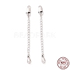 925 Sterling Silver Chain Extenders STER-D036-41AS-1
