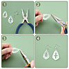 CHGCRAFT DIY Dangle Earring Making Kits SHEL-CA0001-005-4