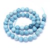 Natural Gemstone Beads Strands G-L367-01-6mm-3