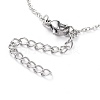 (Jewelry Parties Factory Sale)304 Stainless Steel Pendant Bib Necklaces NJEW-G334-07P-4