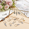 33Pcs Ocean Theme DIY Hair Accessories PALLOY-PH01468-4