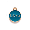 Alloy Enamel Pendants ENAM-S124-01B-05K-3