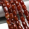 Natural Banded Agate/Striped Agate Beads Strands G-A223-D12-01C-1