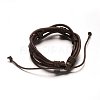 Adjustable Genuine Leather Cord Braided Multi-Strand Bracelets BJEW-M169-05-2