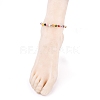 Handmade Millefiori Glass Beads Anklets AJEW-AN00341-04-5