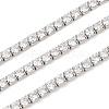 925 Sterling Silver Clear Cubic Zirconia Chains STER-C016-02A-P02-1
