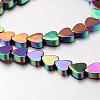 Electroplate Non-magnetic Synthetic Hematite Bead Strands G-F300-23C-02-1
