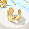 Brass Cuff Finger Rings for Women RJEW-U033-02G-2