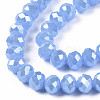 Electroplate Glass Beads Strands EGLA-A034-J3mm-A02-2