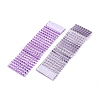 8 Rows Plastic Rhinestone Napkin Rings AJEW-D042-01A-1