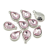 Alloy Glass Charms PALLOY-T028-7x10mm-10-1