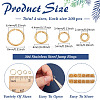 800Pcs 4 Styles 304 Stainless Steel Open Jump Rings STAS-ME0002-12-2