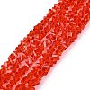 Transparent Glass Beads Strands GLAA-N018-3mm-08-1
