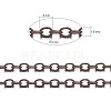 Brass Cable Chains X-CHC-034Y-R-NF-3