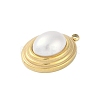 Acrylic Imitation Pearl Pendants STAS-P366-29G-2