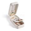 Mini PU Leather Jewelry Set Zipper Box PW-WG24796-01-1