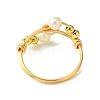 Shell Pearl Finger Ring RJEW-TA00115-3