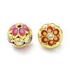 Brass Enamel Beads KK-Q080-01C-2