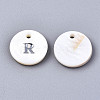 Natural Freshwater Shell Pendants X-SHEL-Q018-01A-R-P-2