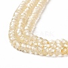 Cubic Zirconia Bead Strands ZIRC-G001-01I-4