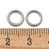 304 Stainless Steel Linking Rings STAS-F187-51P-8mm-1-3
